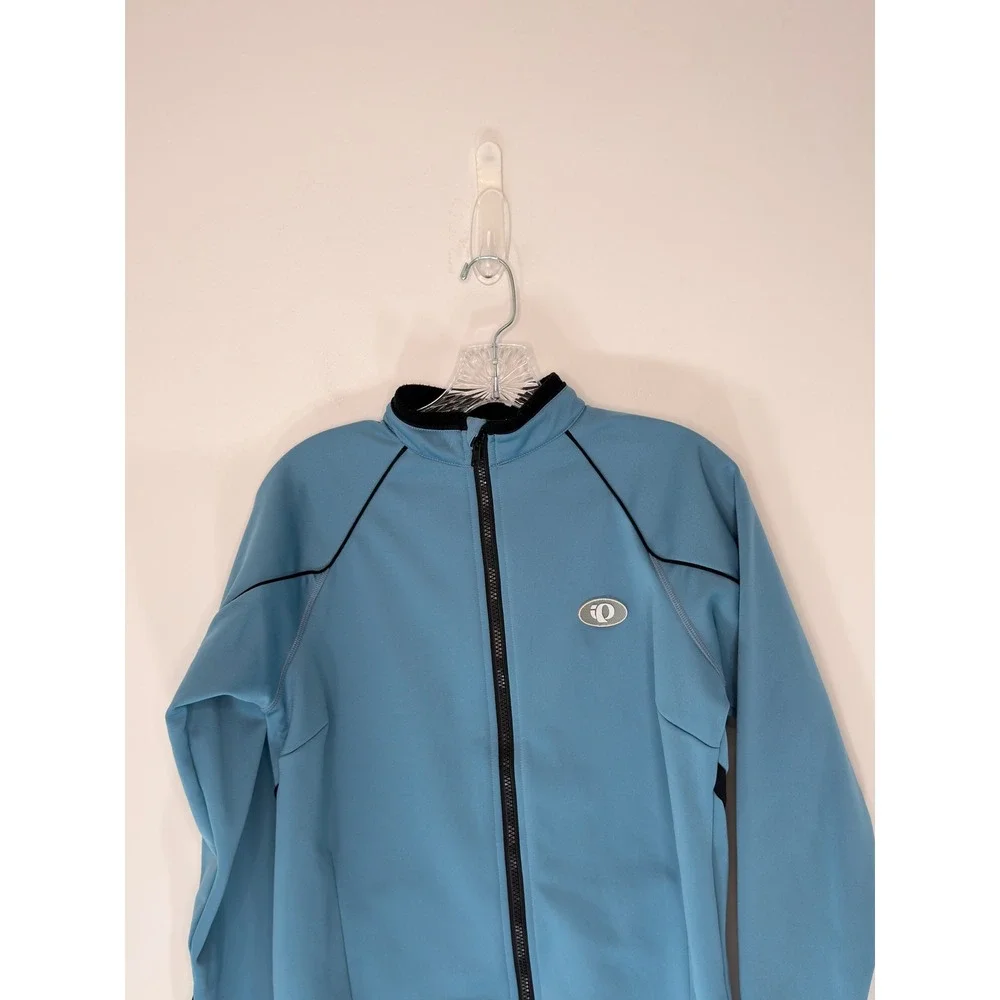 Pearl Izumi Full Zip Jacket Women's Blue Cycling Gorpcore Long Sleeve Medium - Picture 7 of 16